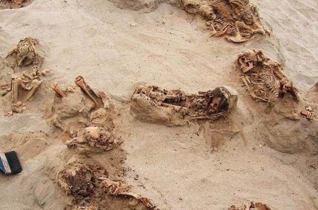 У Перу знайдено поховання принесених у жертву дітей
