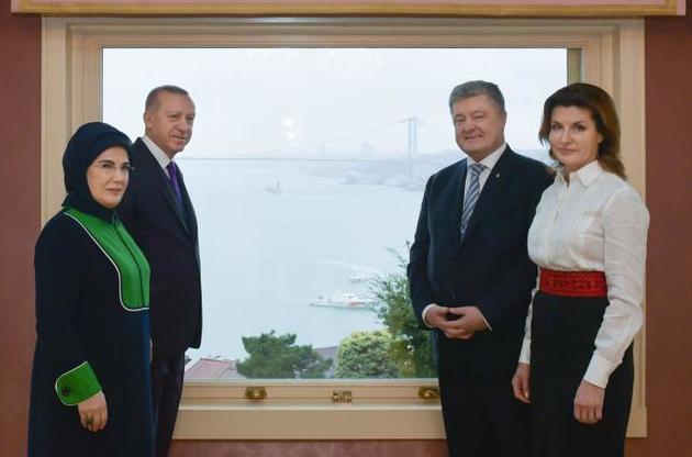 Порошенко зустрівся з Ердоганом у Стамбулі