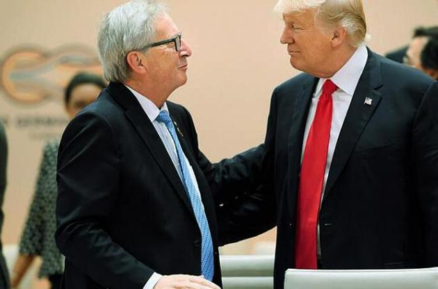 Жан-Клод Юнкер и Дональд Трамп