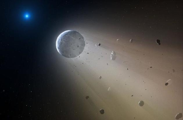 Ученые заметили гигантскую планету, которая распадается на части