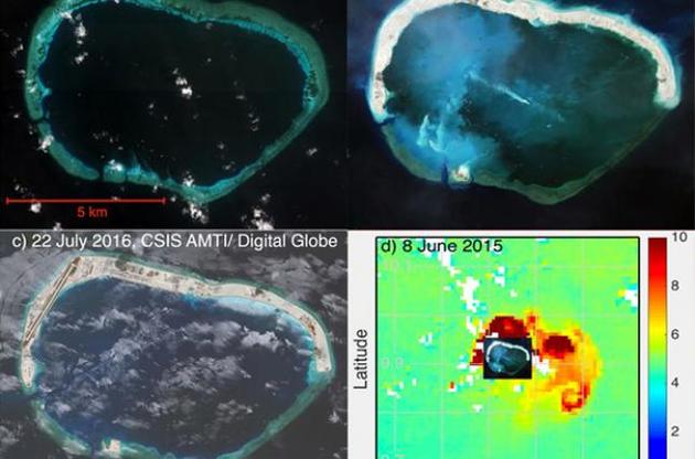 Площа шкоди для акваторії перевищує площу самого острова