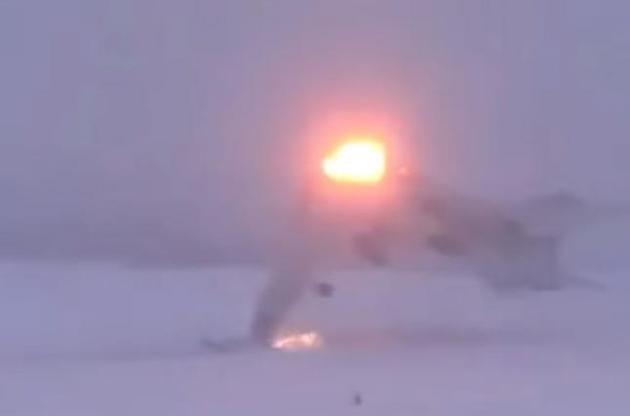 Опубліковано відео падіння російського стратегічного бомбардувальника