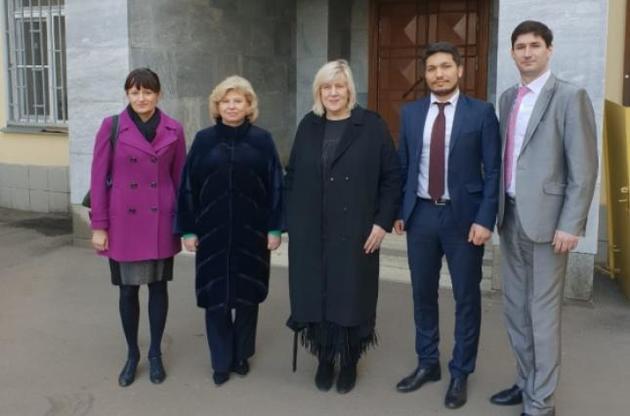 Міятович відвідала українських моряків сьогодні