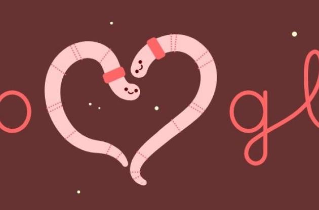Google посвятил дудл Дню святого Валентина