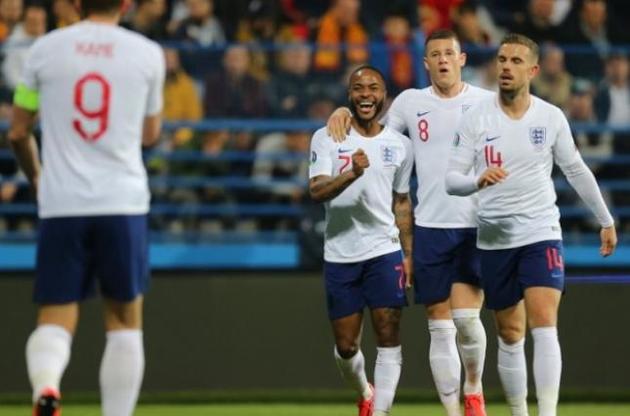 Англія розгромила Чорногорію