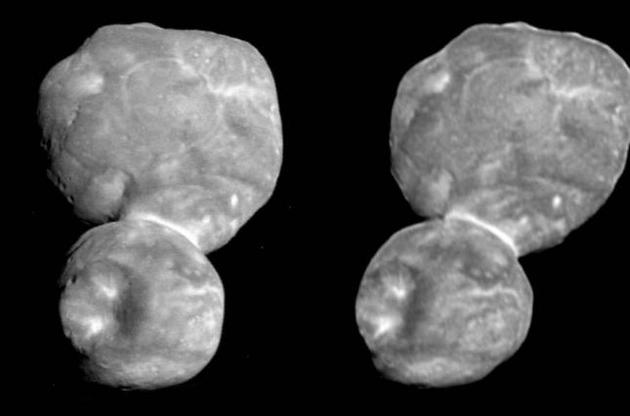 Стереозображення складені зі знімків Ультіма Туле