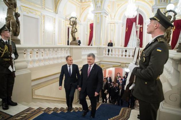 Туск нагадав Порошенку про Революцію Гідності