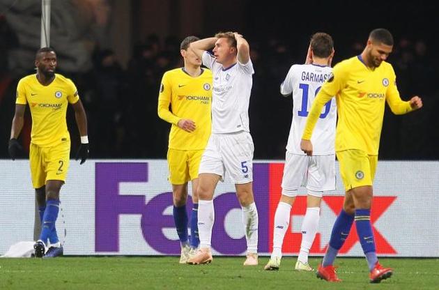 "Динамо" пропустило пять голов от "Челси"