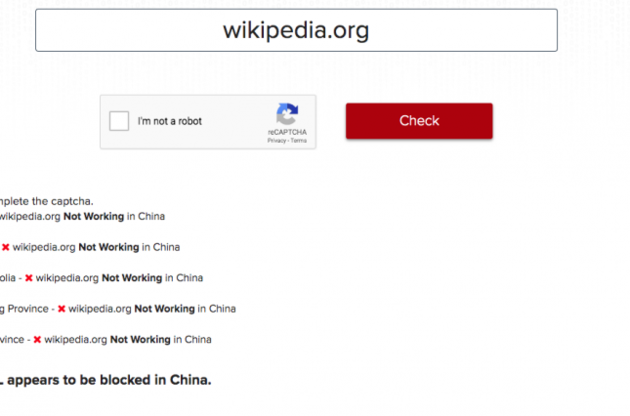 В Китае запретили "Википедию" на всех языках