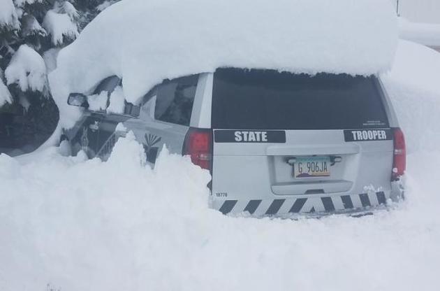 В американском южном штате Аризона выпал метровый слой снега