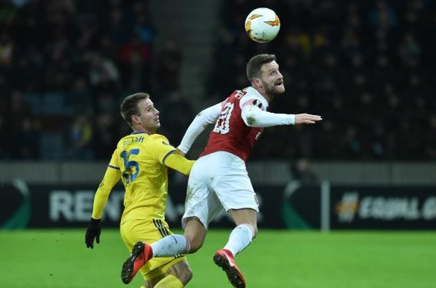 "Арсенал" сенсационно уступил БАТЭ