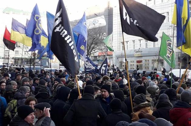 В Харькове проводят акцию протеста из-за подорожания проезда в электротранспорте