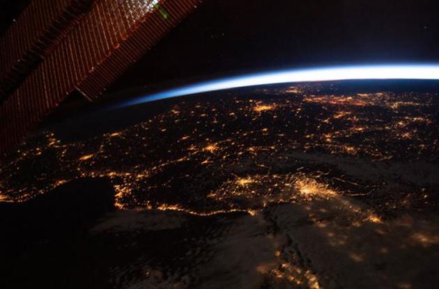 NASA показало снимок Западной Европы из космоса
