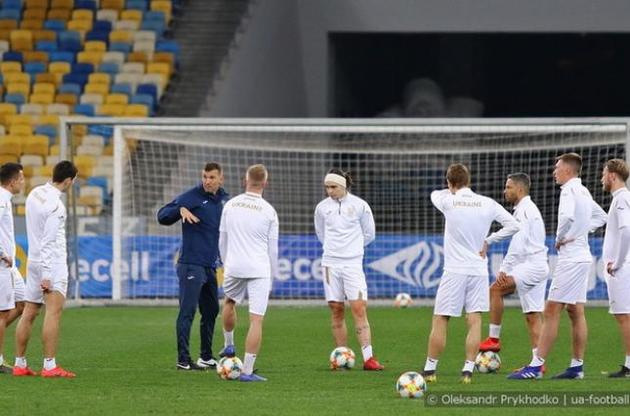 Украинцы проведут первый матч в отборе Евро-2020