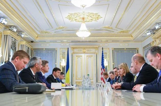 Зеленский и Коболев обсудили с делегацией США сотрудничество в энергосфере