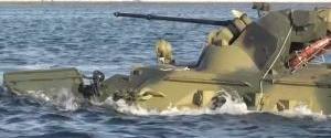 В России на Балтике во время учений утопили БТР с военнослужащим