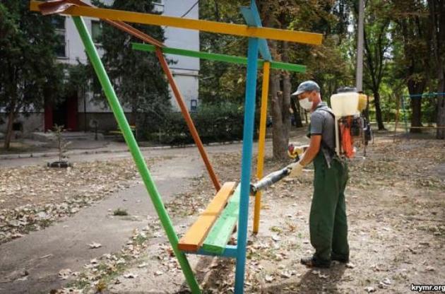В оккупированном Армянске новые выбросы