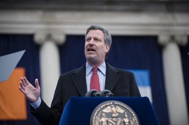 Демократ де Блазіо складе конкуренцію Трампу на виборах