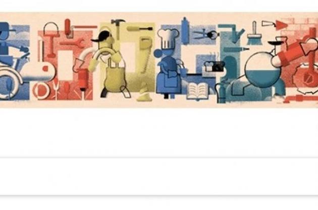 Google посвятил дудл Дню труда