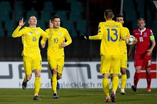 Сборная Украины забила пять голов сербам
