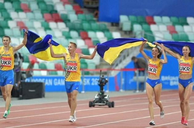 Украина завоевала два "золота" Европейских игр-2019 в легкой атлетике