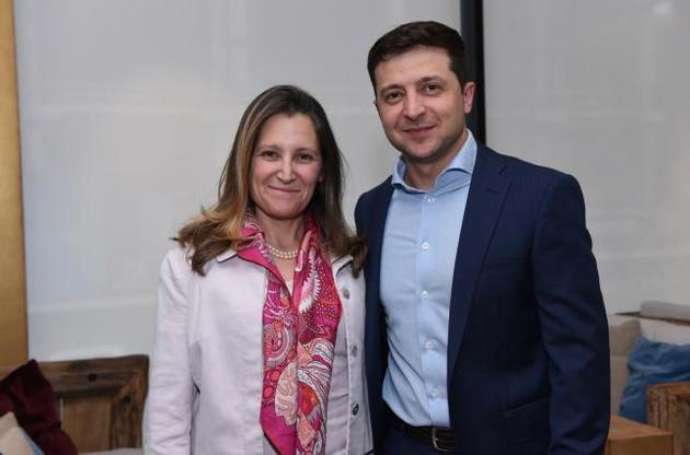 Фріланд та Зеленський зустрілися в Києві