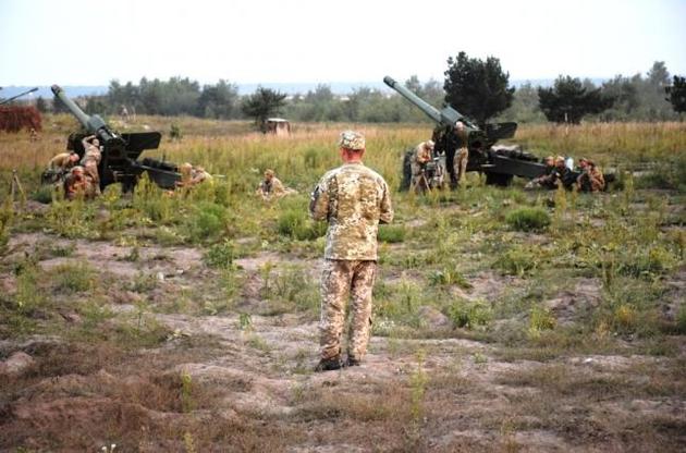 Артпідрозділи Об'єднаних сил провели тренування у повній бойовій готовності