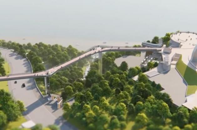 Міст на Володимирській гірці будують за українським проектом – КМДА