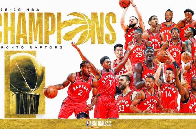 "Торонто" вперше в історії став чемпіоном НБА