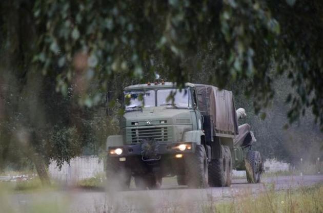 У зоні ООС тренувались українські артилеристи