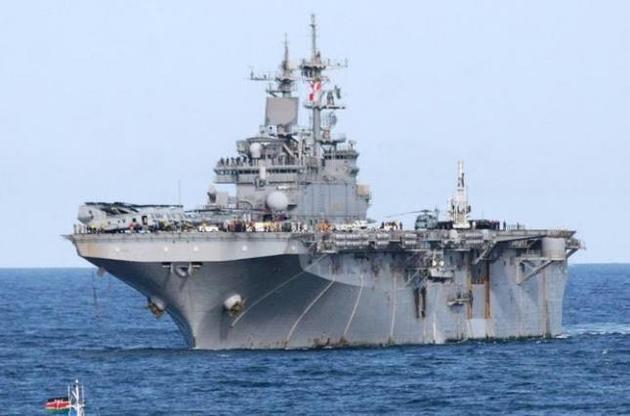 Американский корабль сбил беспилотник Ирана в Ормузском проливе