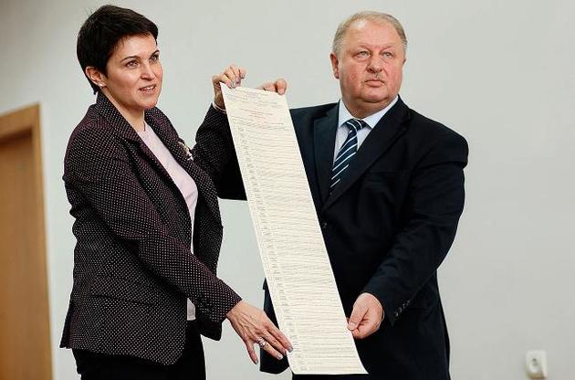 В бюллетене будет 22 партии