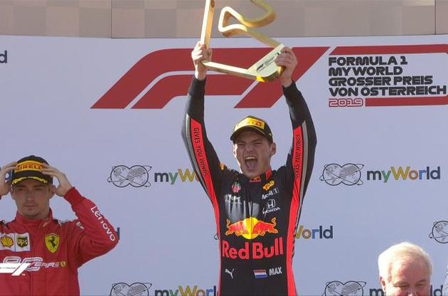 Формула-1: Ферстаппен виграв Гран-прі Австрії