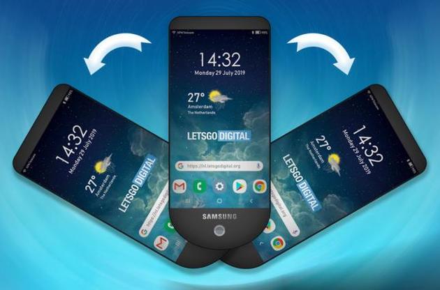 Samsung запатентовала смартфон с тремя дисплеями
