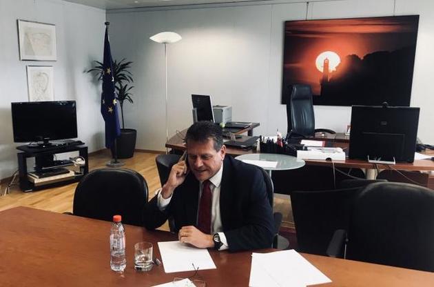 Марош Шефчович занимается подготовкой очередного раунда переговоров ЕС, Украины и РФ по транзиту газа