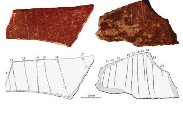 В Китае найдены рисунки на костях возрастом более 100 тысяч лет