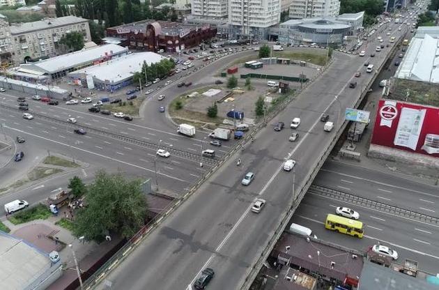 В субботу возле Шулявского моста полностью перекроют движение транспорта