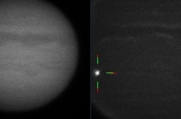 Астрофотограф снял на видео падение метеора на Юпитер