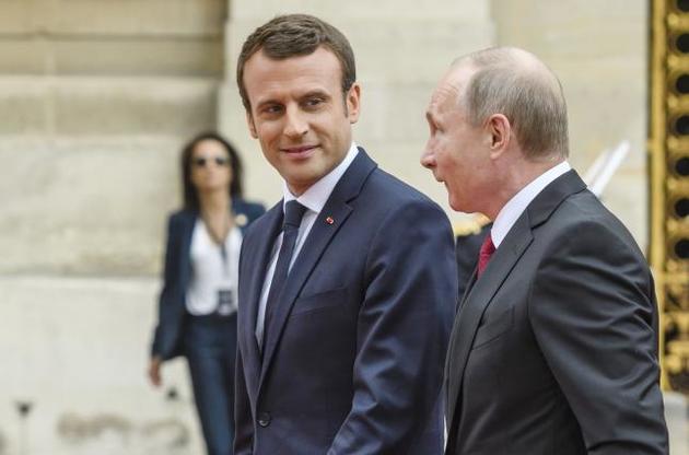 Путін і Макрон обговорять "нормандський формат" в Парижі