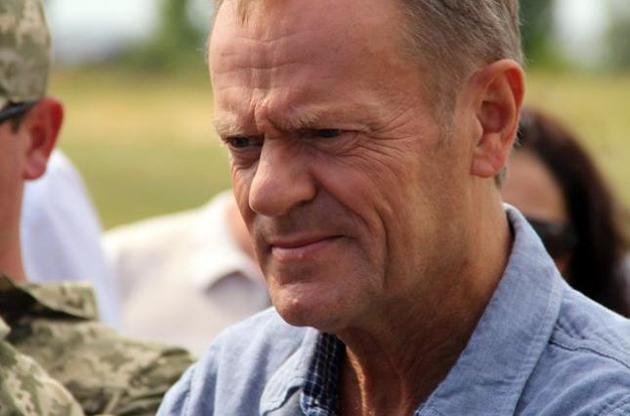 Туск назвал события на востоке Украины &quot;трагедией&quot; и не увидел там никакой &quot;гражданской войны&quot; или &quot;внутреннего конфликта&quot;