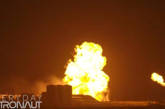 Під час випробувань двигуна сталося загоряння метану