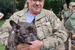 На кінологічному фестивалі у Львові нагородили собак, які воювали разом з господарями на фронті