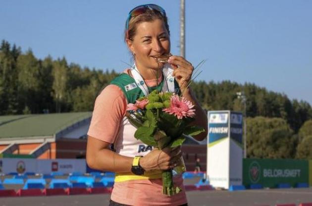Украинка Валя Семеренко выиграла летний чемпионат мира по биатлону