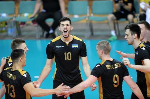 Мужская сборная Украины по волейболу пробилась в плей-офф чемпионата Европы
