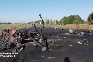 На трассе под Мелитополем взорвался военный прицеп с горючим