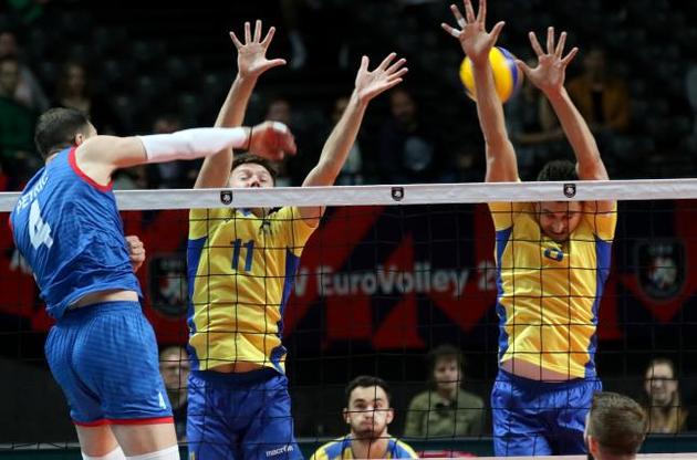Збірна України поступилася Сербії у чвертьфіналі чемпіонату Європи з волейболу