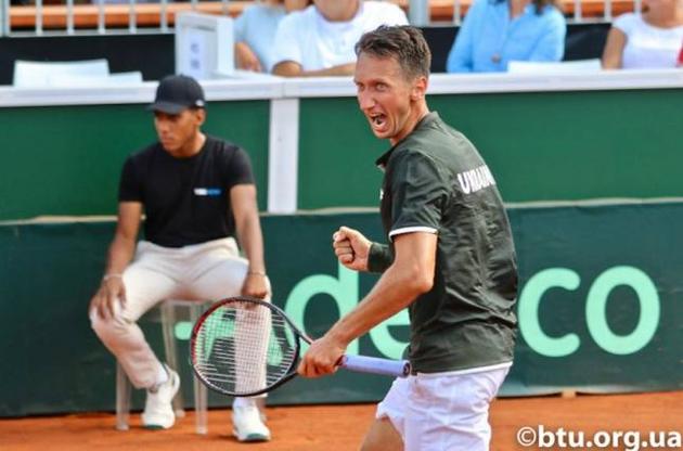 Стаховський приніс Україні перше набране очко