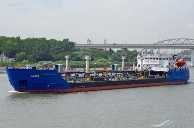 Поставщик топлива оккупационному флоту РФ вышел из порта Херсона в нейтральные воды