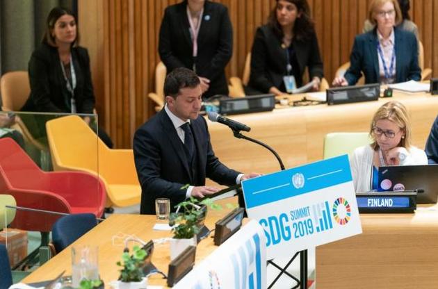 Во время выступления на саммите ООН Зеленский напомнил о последствиях оккупации Крыма и Донбасса