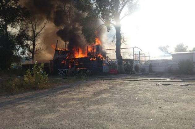 Одноповерхова будівля вигоріла за годину